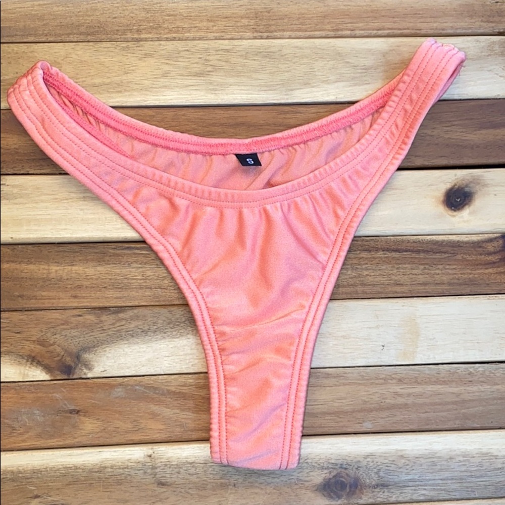 Peach thong